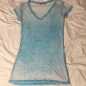 Ocean Blue sheer tshirt
